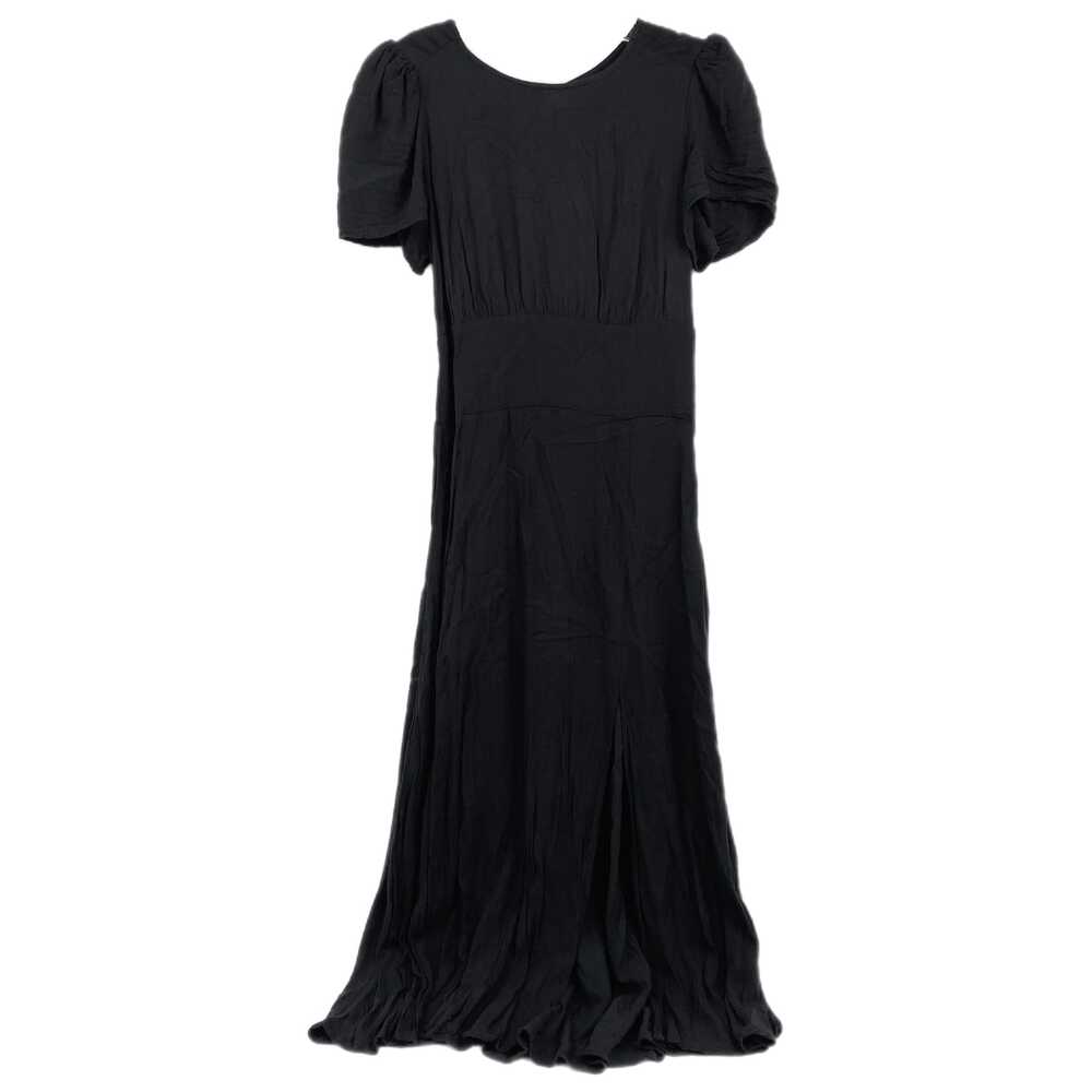 AFRM Black Maxi Dress Keyhole Back